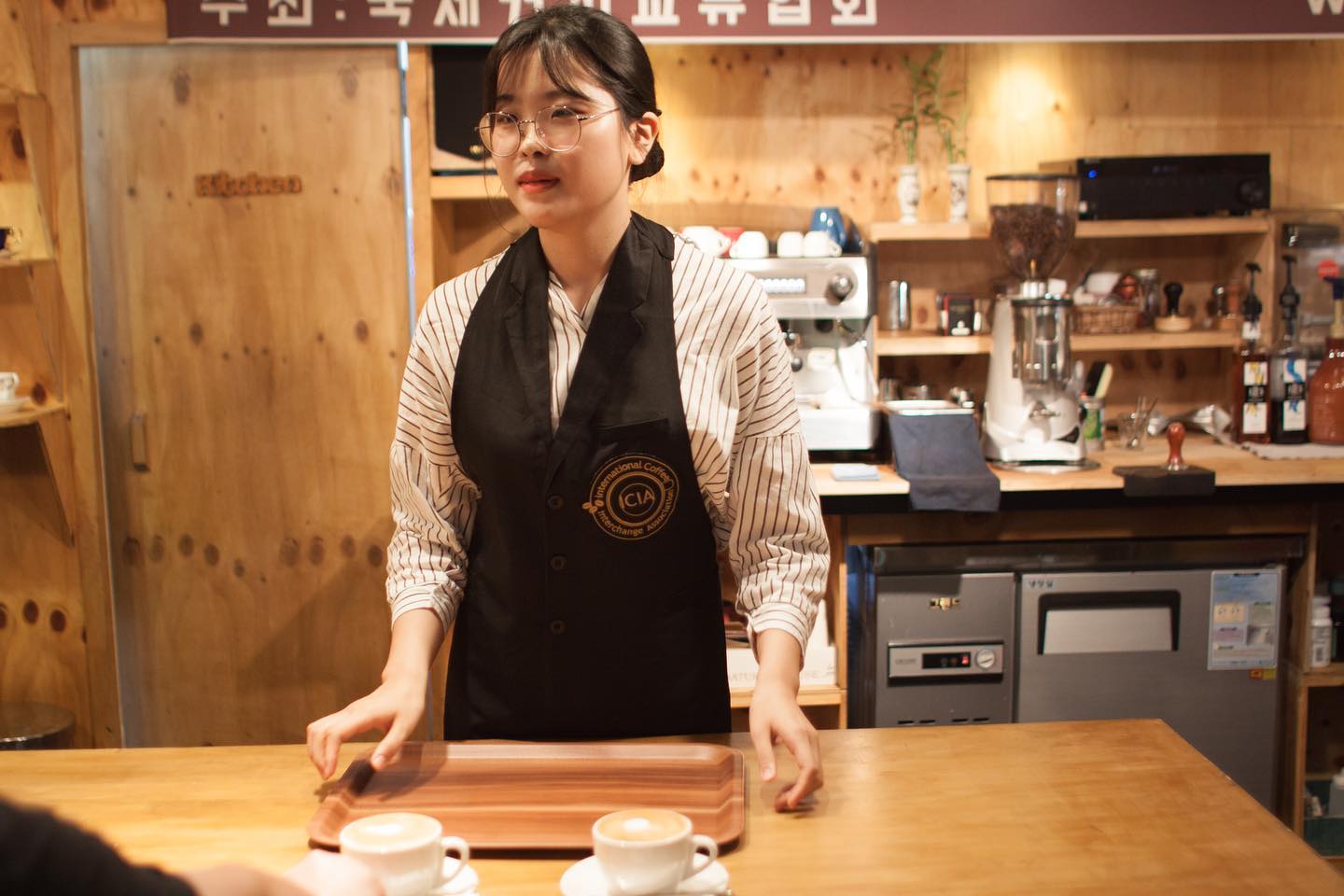 인천시 꿈드림에서 학교밖 청소년들의 바리스타 시험이 있었습니다.